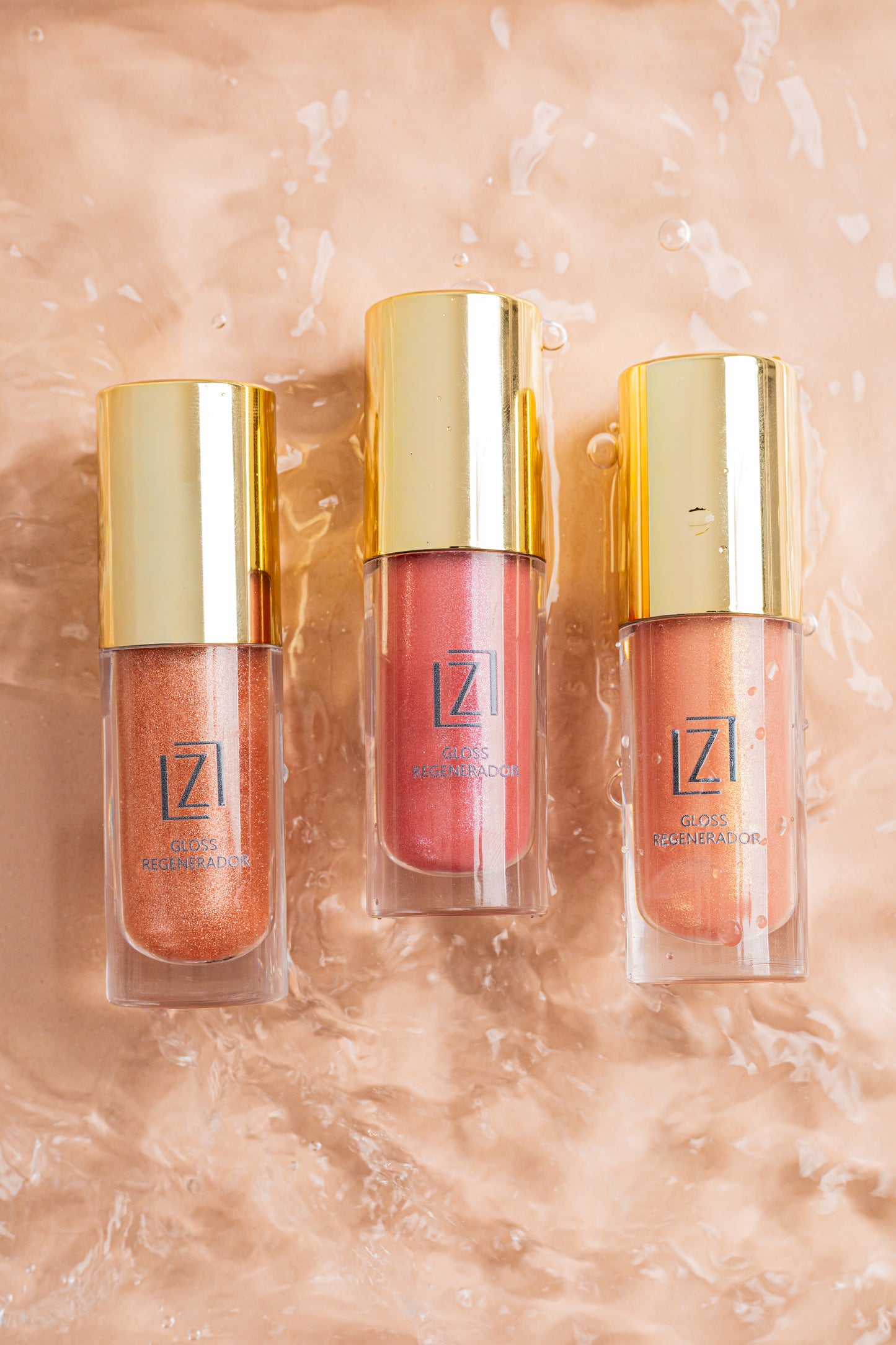 Kit com 3 Gloss Zavelle – Coleção Completa de Autocuidado